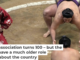 Sumo wrestlers Daieisho and Roga compete in a Grand Sumo Tournament bout at the Royal Albert Hall in London on Oct. 19, 2025. AP Photo/Frank Augstein